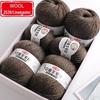 Medium-Thick Fuzzy Wool Yarn Balls for Handmade DIY Crochet & Knitting: Ideal for Scarves & Sweaters