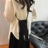 Bohemian fringed woven small bag summer new shoulder messenger bag vacation beach bag