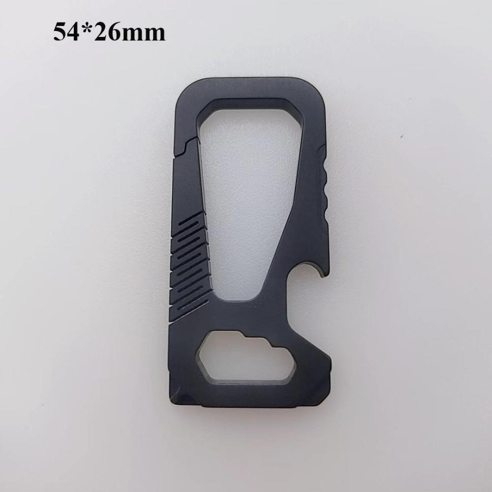 Echt Titan Legierung Keychain Tragbare Schlüsselanhänger Schnalle Anhänger Mann Auto Keychain Outdoor-Tool