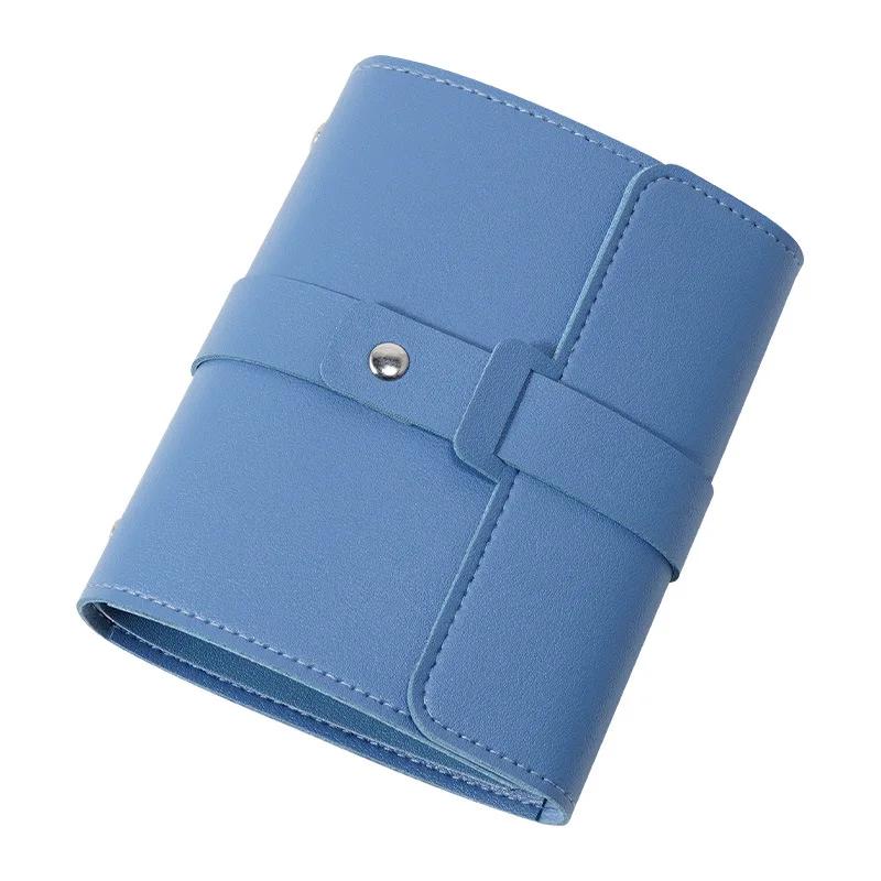 Creative Book Shape Leather Earrings Storage Bag Earrings Stud Ear Storage Portable Jewelry Storage Bag Large Capacity