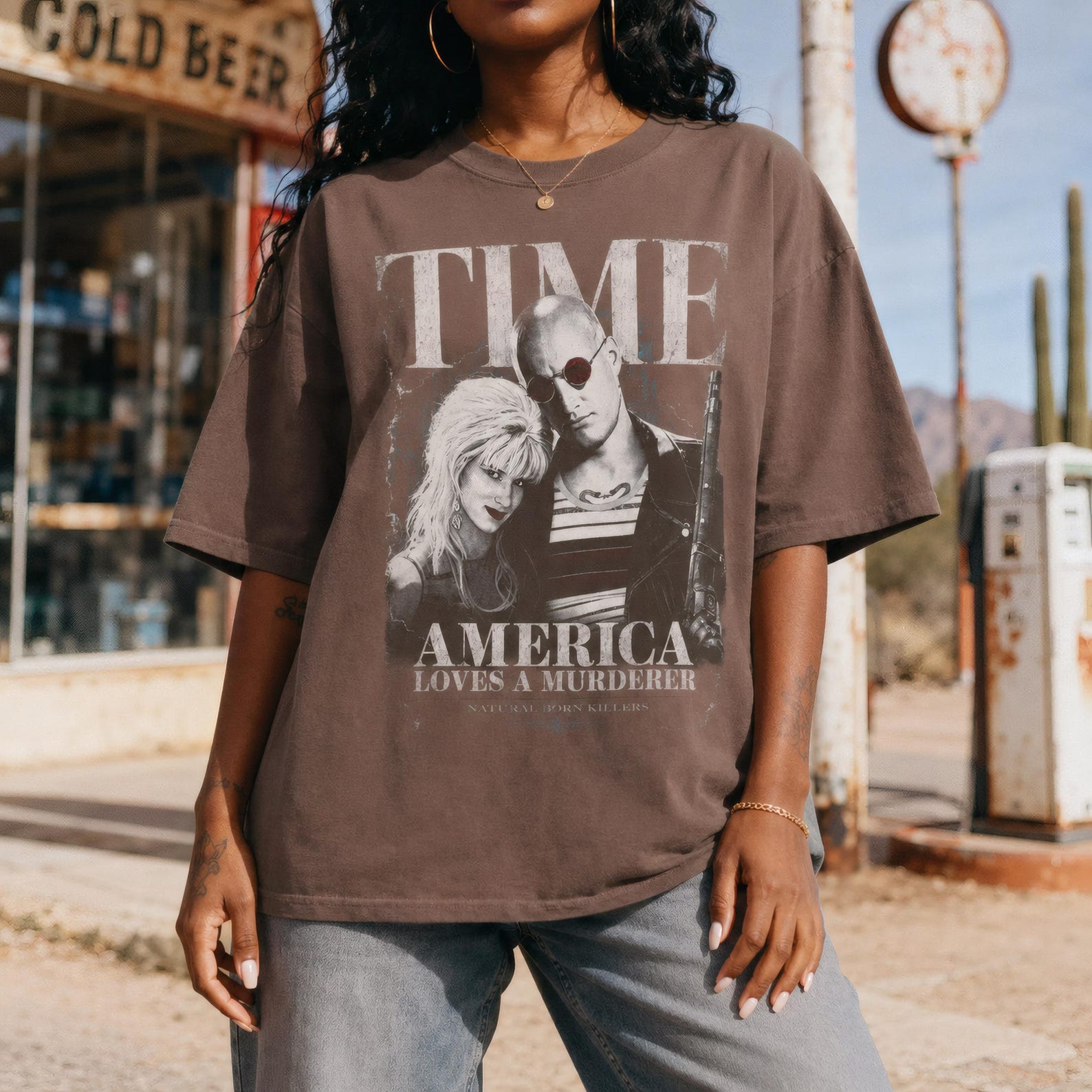 Vintage Natural Born Killers Shirt, Woody Juliette Movie Tee 3XL