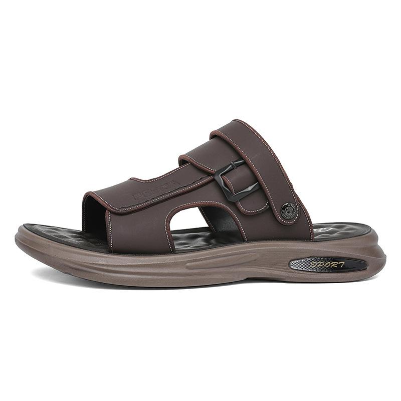 Sandals men's summer new dad slippers dual-purpose casual wear driving sandals outdoor platform beach shoes men