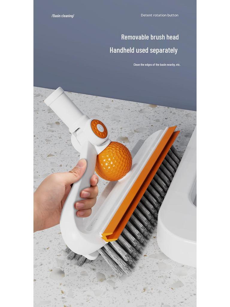 Multifunctional Golf and Bathroom Floor Crevice Scrubbing Brush