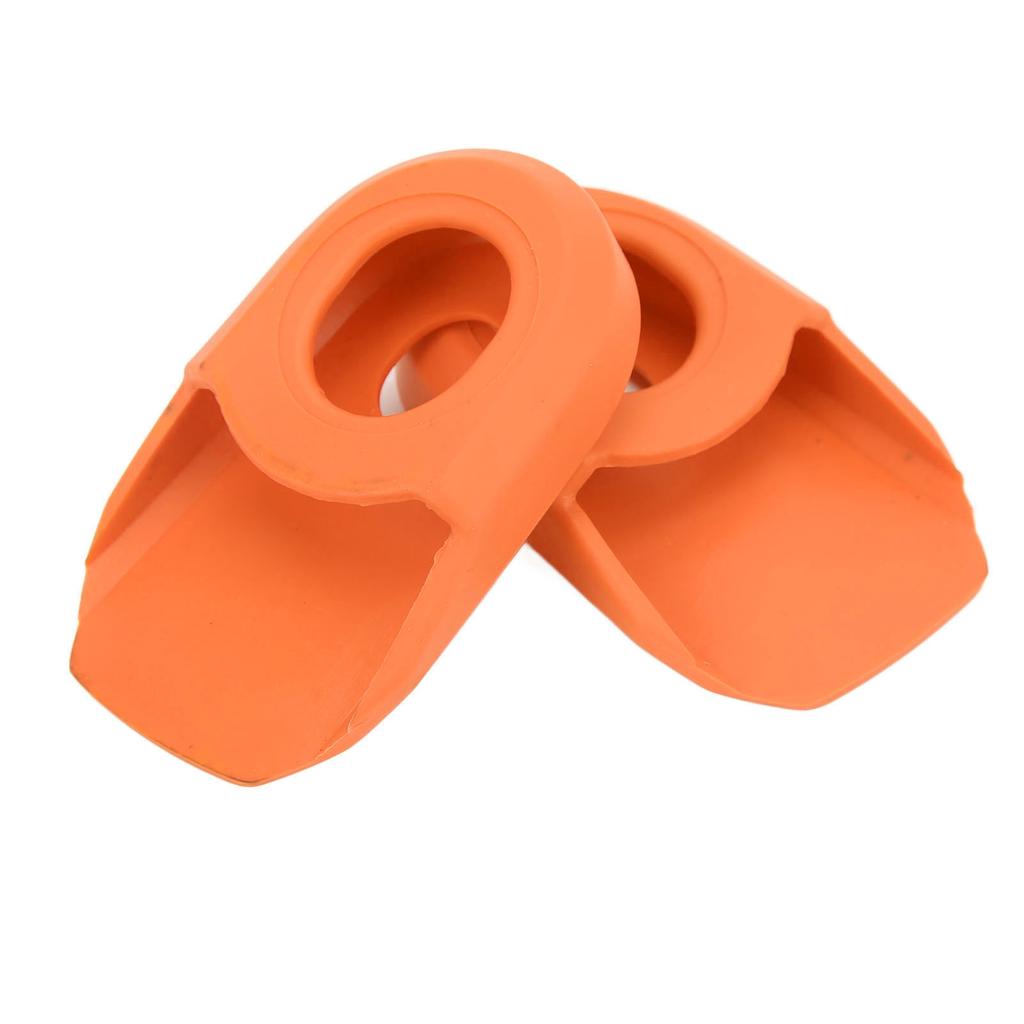 2PCS Bike Crank Cover Protector Silicone BIcycle Crank Arm Sleeve Cover Protective CaseOrange