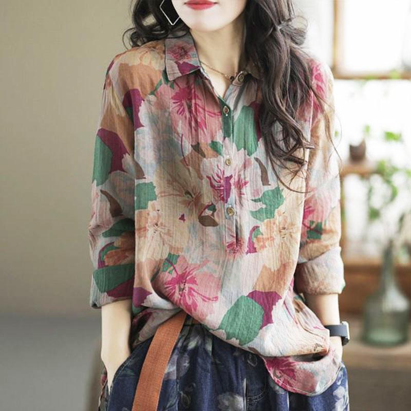 Vintage Fashion All-match Polo-Neck Pullovers