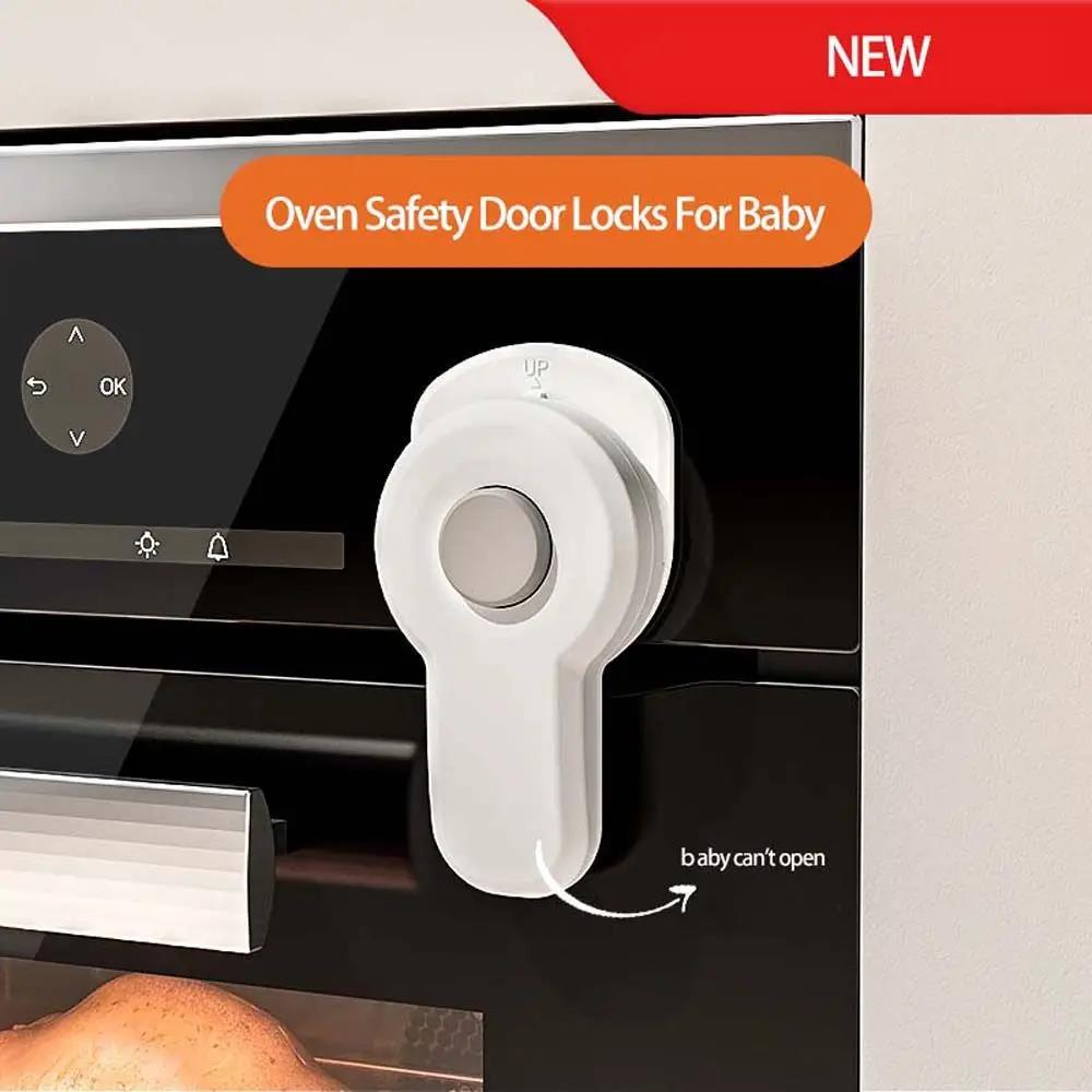 Practical Baby Oven Door Lock For Kitchen Child Safety Locks Children Protection Kids Care Drawer Cabinet Cupboard