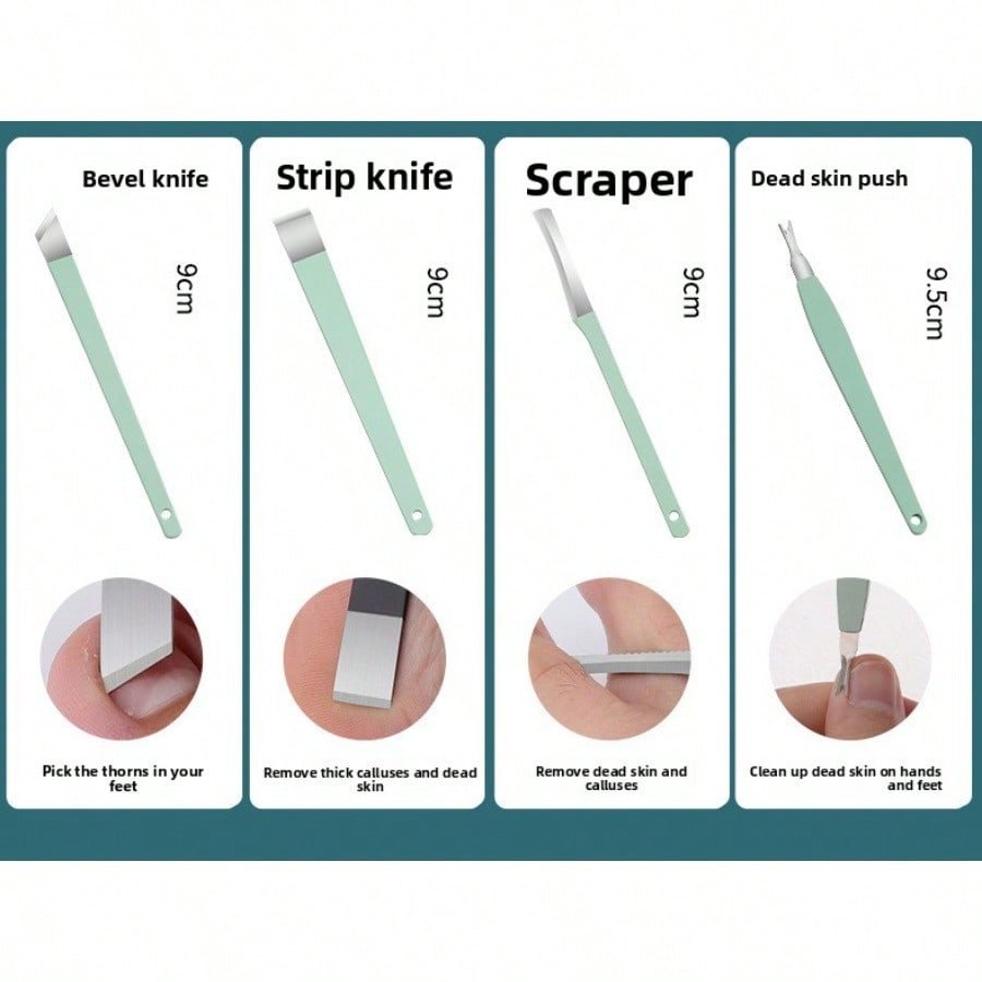 Nail clippers set, nail clippers set, nail clippers, pedicure tools, beauty set, 7-piece set, ear scoop