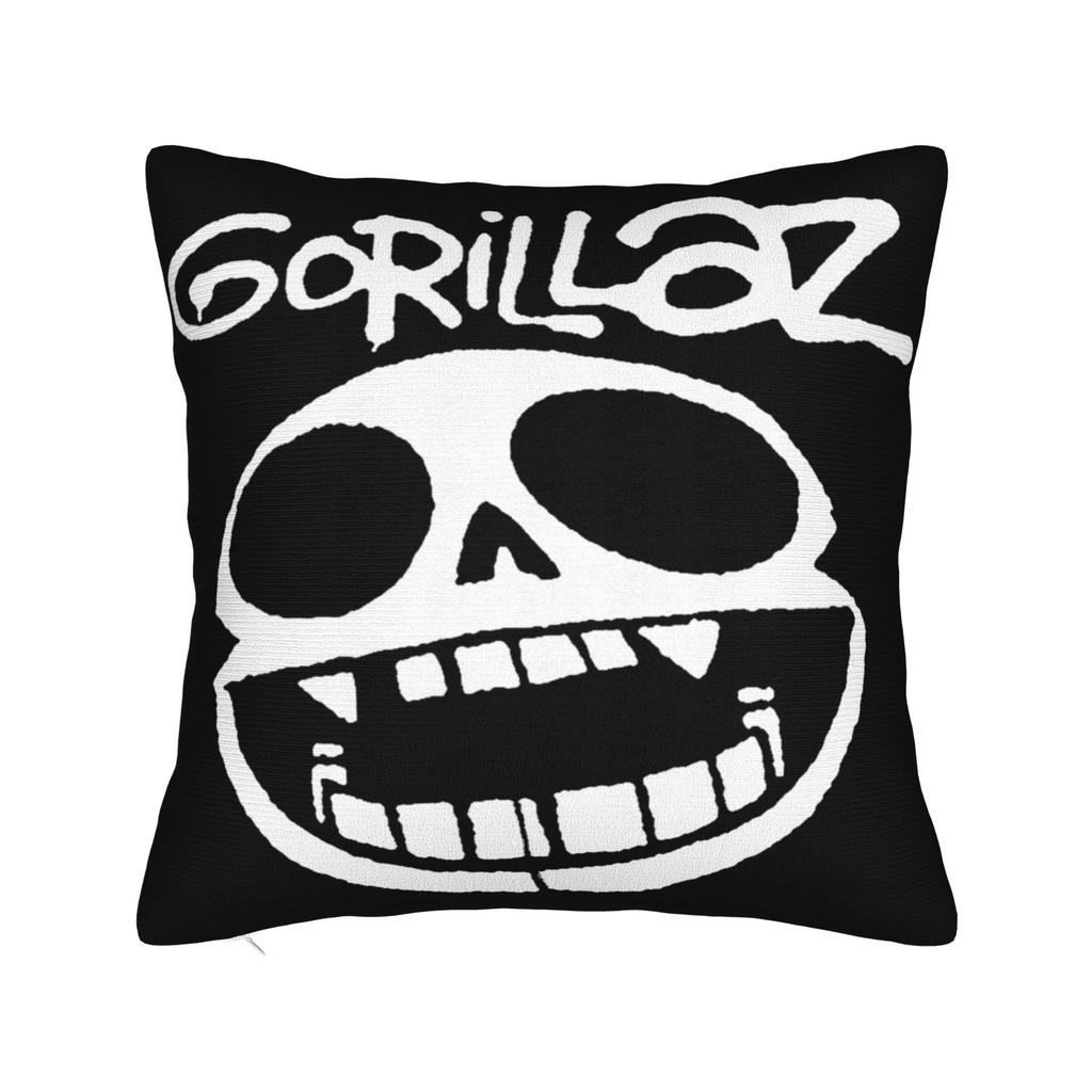 Gorillaz Pillowcase Accessories Printing Cushion Cover Pillow Covers Car Decor Zipper Multi Size