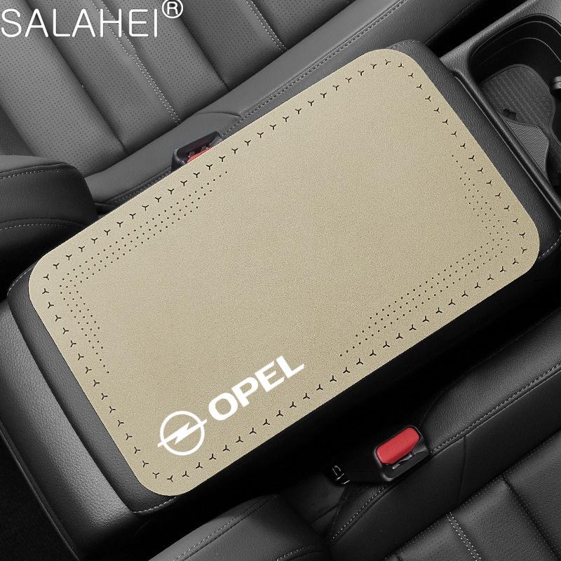Car Center Console Box Pad Protector Non-slip Armrest Cover For Opel Astra H J G K Insignia Corsa C D Vectra C B Meriva Accessor FB3