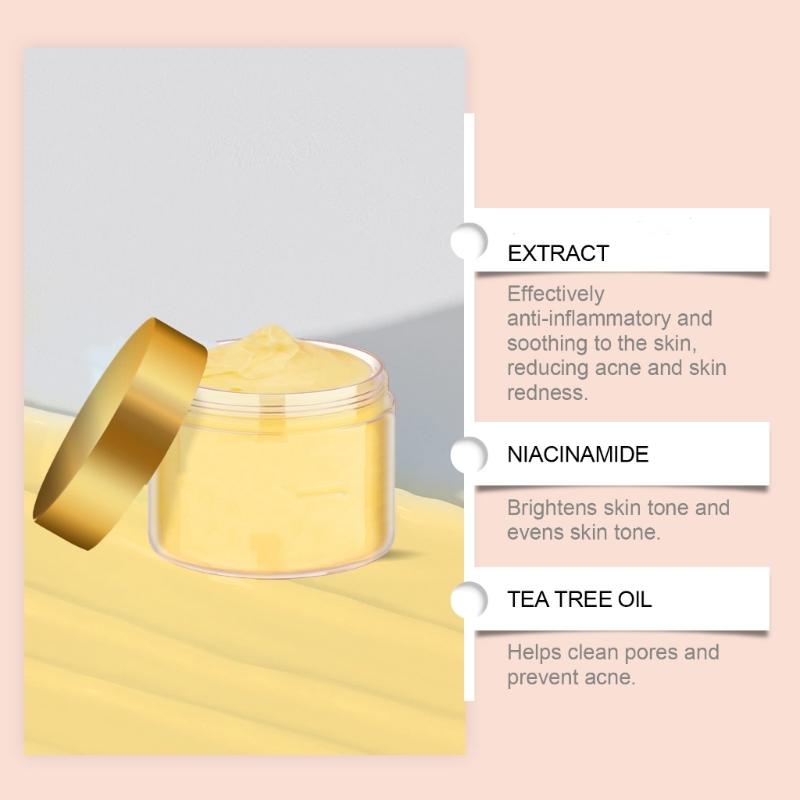 Turmeric Brightening Moisturizing Cream 50g/1.76oz Face Cream For Glowing Smoothing Skin Women Skincare Supplies