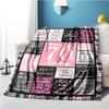 Happy 70Th Birthday Customize Your Name Blanket Used For Chair Office Sofa Bed Camping Soft And Warm Giving Friends And Relatives Birthday Graduation