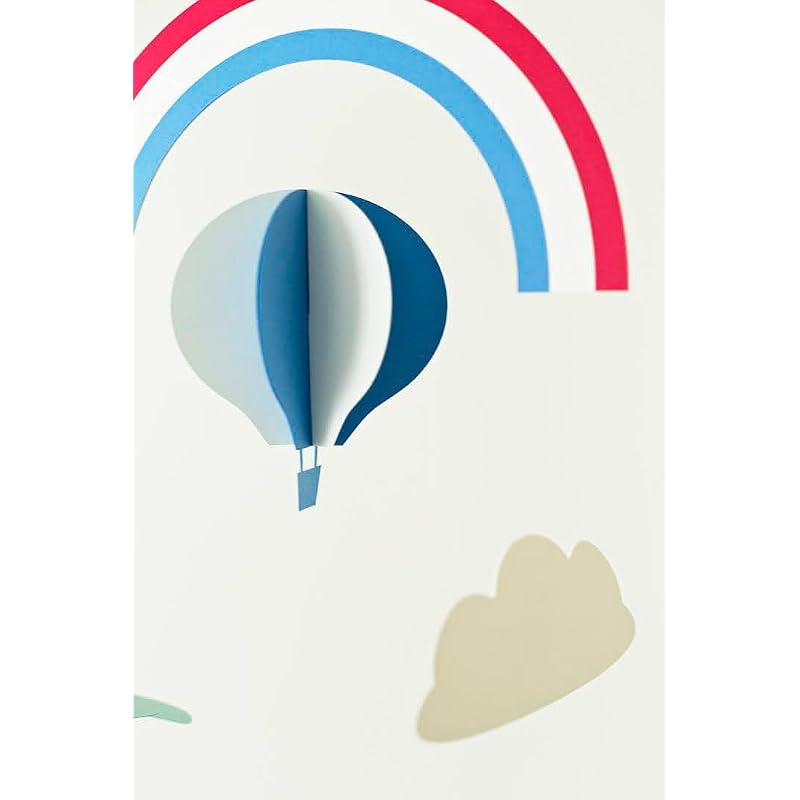 Mobile "Under the Rainbow" - A perfect gift for a child's room. W35cm x H50cm. A mobile brand born in Japan.
