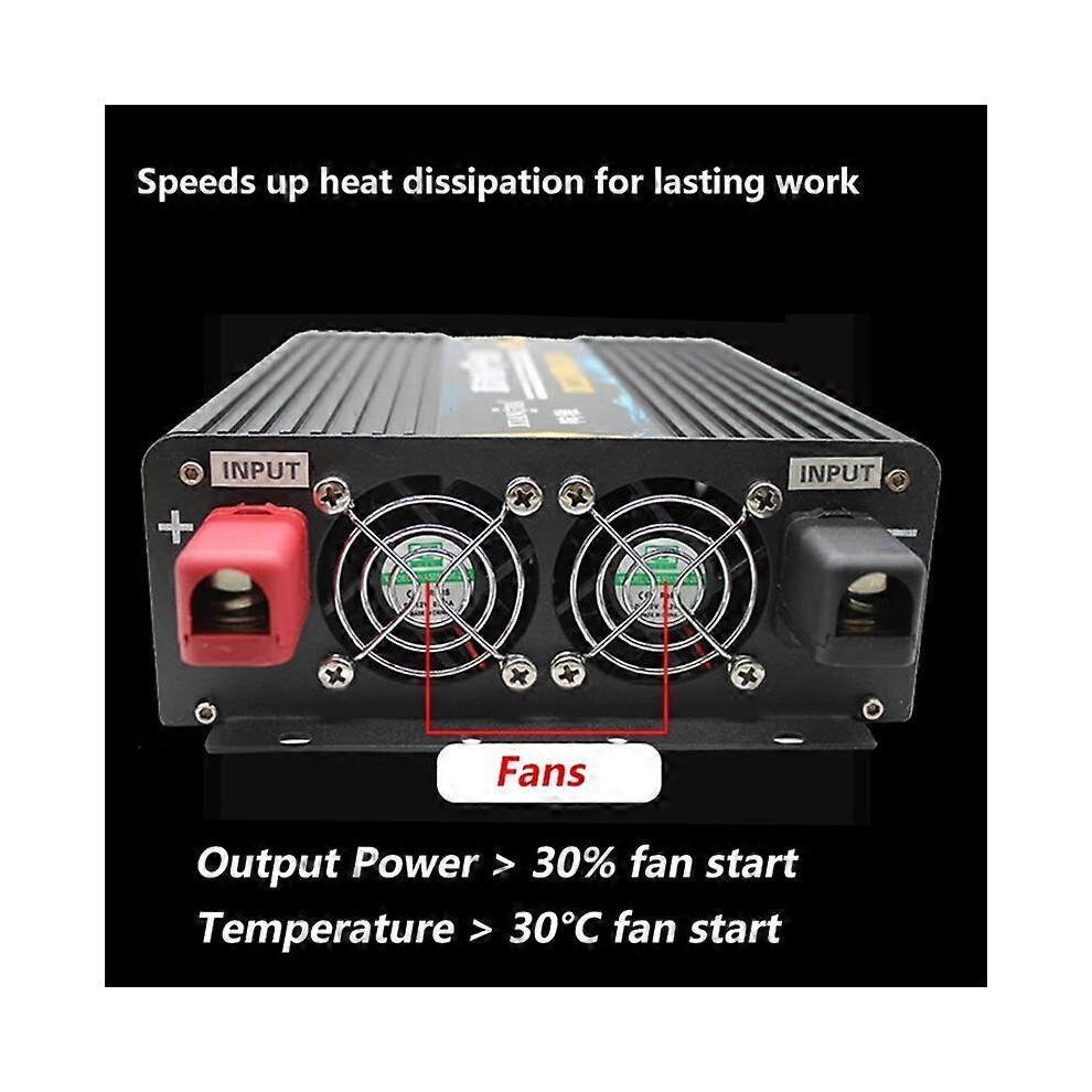 12V to 24V DC 60 Ampere Power Booster Step-Up DC DC Converter 12 Volt to 24 Volt former for Car