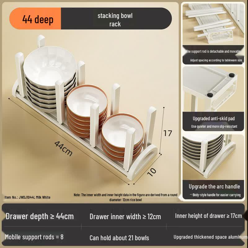 Qiwei Aluminum Dish Drying Rack for Countertops & Drawers