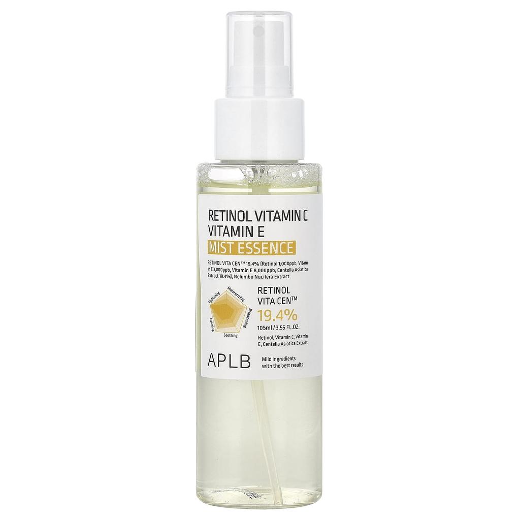 APLB, Retinol Vitamin C Vitamin E Mist Essence, 105ml (3.55 fl oz)