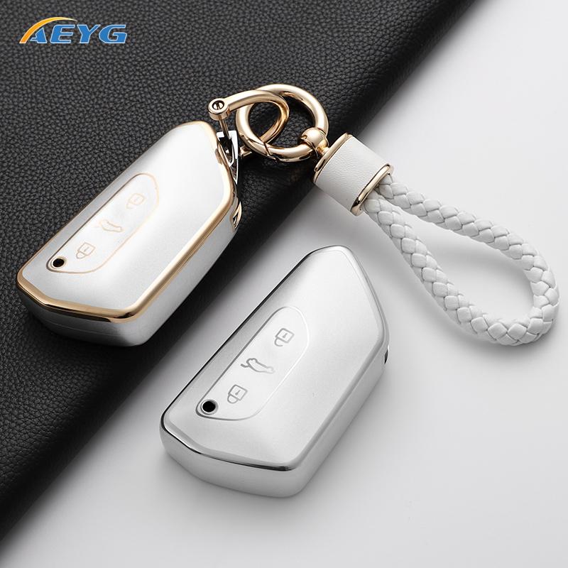 Soft Tpu Car Key Case Cover Shell Fob For Vw Volkswagen Golf 8 Mk8 Id3 Id.4 Cupra Skoda Octavia A8 Seat Leon Mk4 Accessories