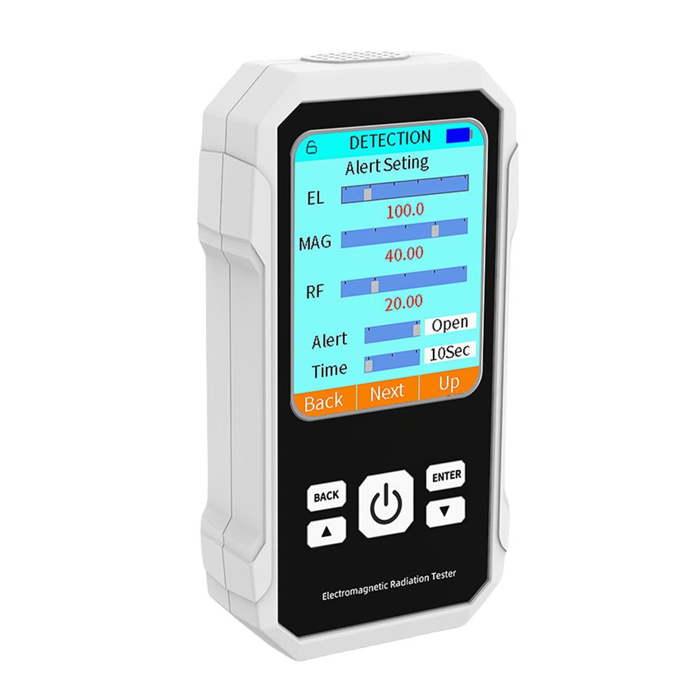 VTER2 Electromagnetic Radiation Tester Sound Alarm EMF Meter Electromagnetic Radiation Detector for Home&Office EMF Inspections