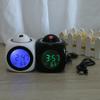 Multifunctional LED Projection Alarm Clock Temperature Display Voice Talking Table Clock