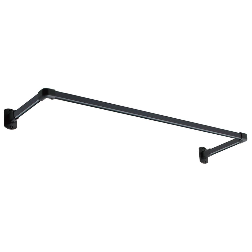 TOSO Hanging Bar, Front-Mounted, C-Type Set, Black, W900mm x D250mm, H-1