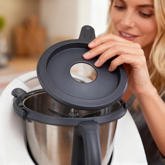 Blender Pot Lid Protective Cap Mixing Bowl Cover Cooking Lid Steaming Stewing Blending Bowl Accessory for Thermomix TM5 TM6