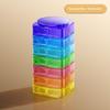 1/7 Days Week Pill Organizer Morning And Night Pill Holder Storage Box Splitter Travel Medicine Organizer Portable Medicine Box
