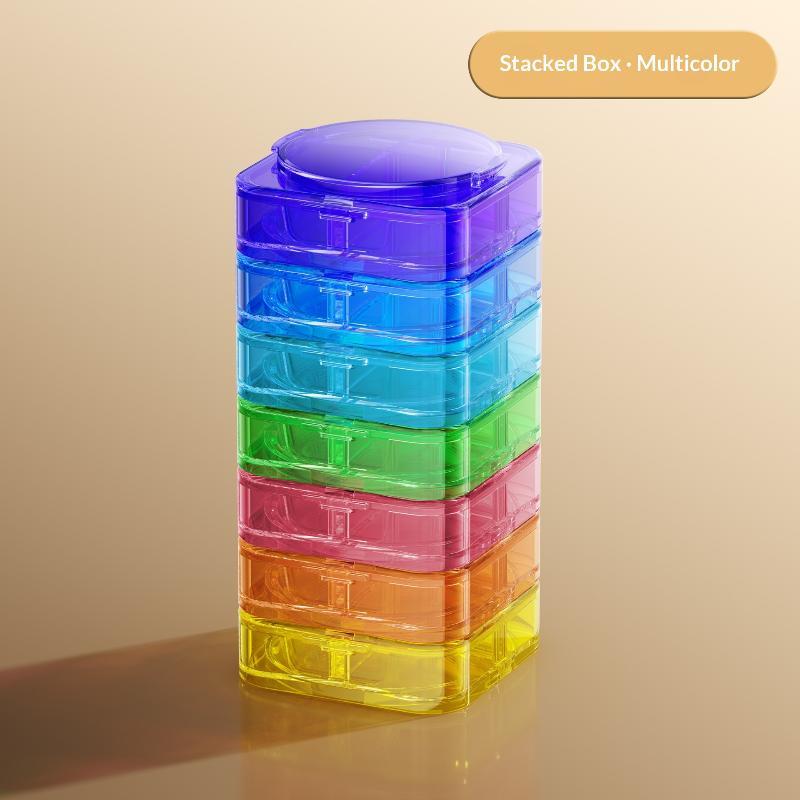 1/7 Days Week Pill Organizer Morning And Night Pill Holder Storage Box Splitter Travel Medicine Organizer Portable Medicine Box