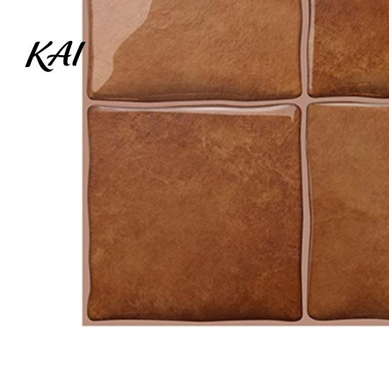 Oil Proof Heat Resistant Stove Decals Square Checkered Wall Tiles Stickers, Self Adhesive Retro PET Panels, Removable DIY Home Decor Wallpaper