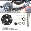 Trailer Axle Kit, Safe and Stable Trailer Axle Spindles, 2000 lb Capacity, for Cargo Boat Trailer Spindles