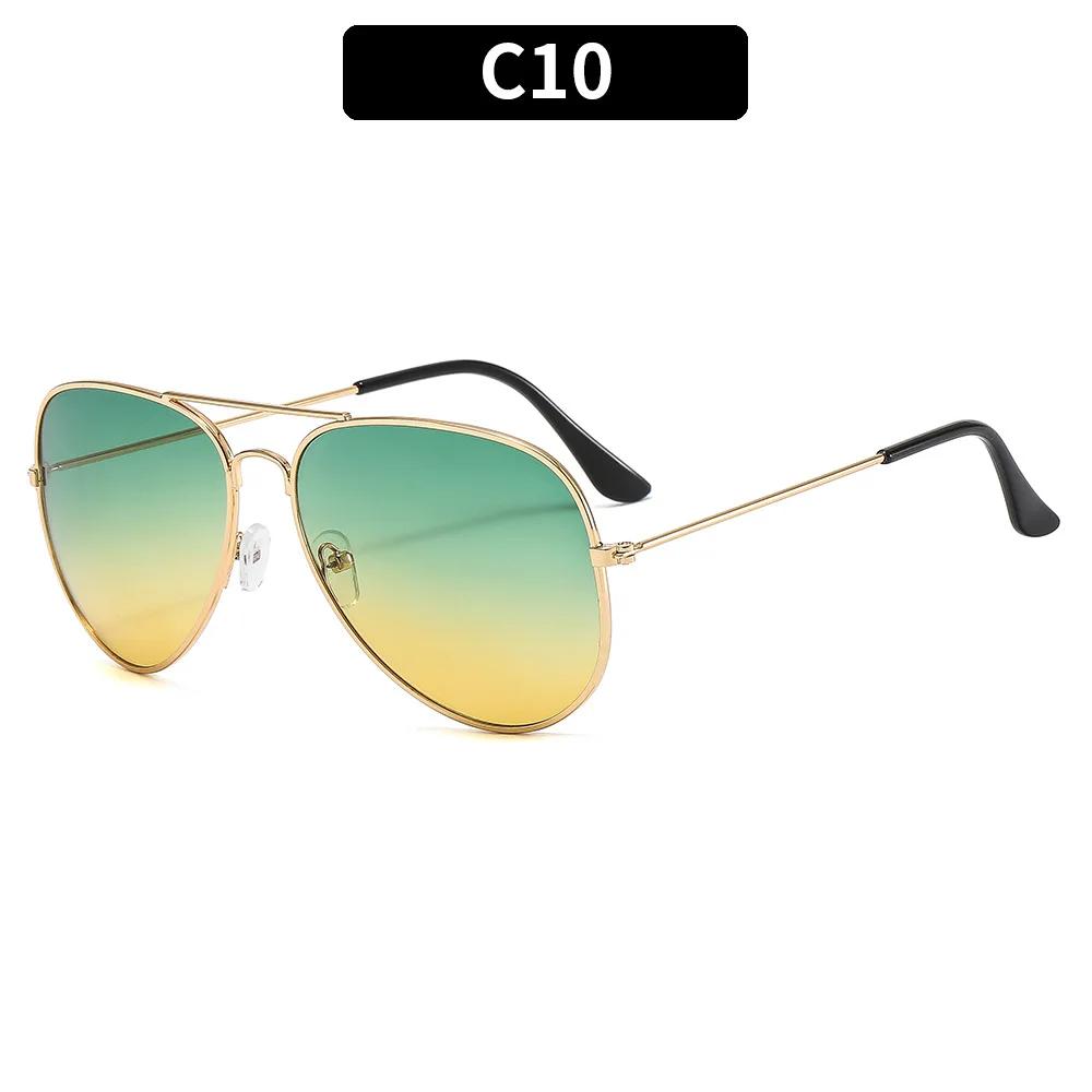 Fashion Dazzling Colour Retro Goggles Round Sunglasses Uv Protection Sun Glasses Men And Women Outdoor Driving Glasses