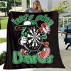 Sports dart target printing blanket warming Warm Pretty Flannel Soft Comfortable Home Travel Blanket