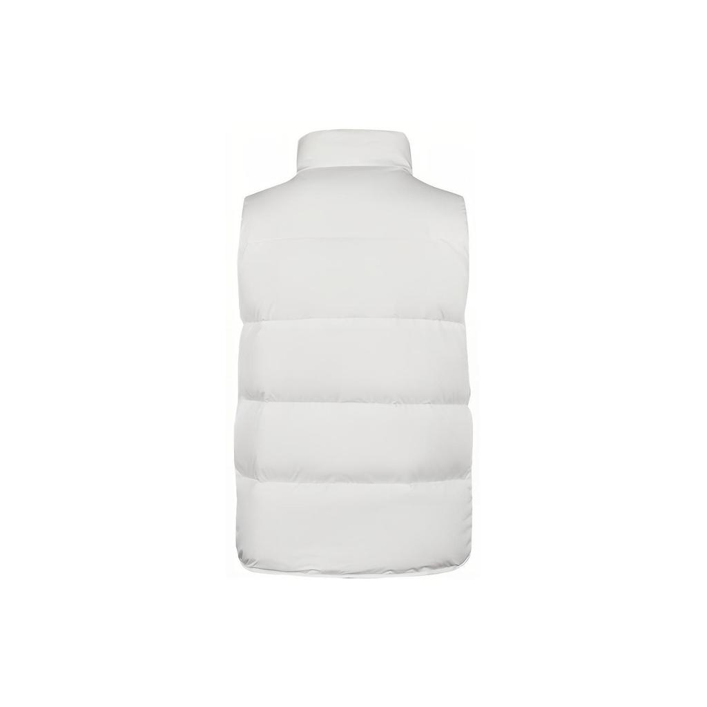 Reebok Klasická jednobarevná venkovní sportovní teplá péřová krátká bez rukávů se stojáčkem vesta pro muže HF2762