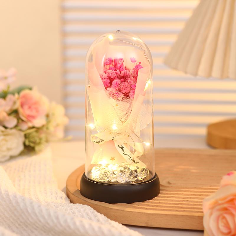 Rose Bouquet Night Light – Ideal Birthday Gift for Women, Friends, or Classmates
