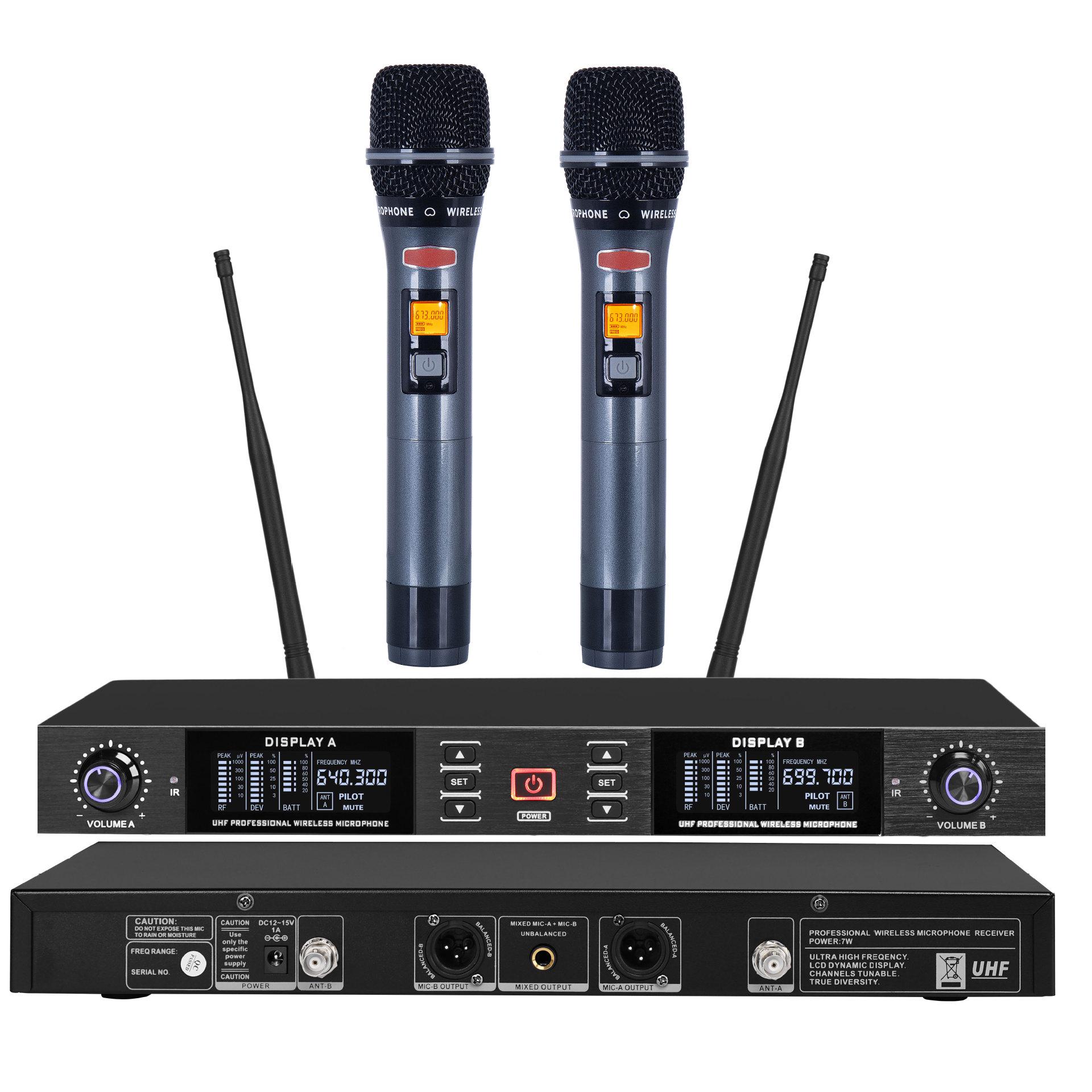 

U Band Infrared Wireless Lavalier & Headset Microphone for Conferences US Power Supply