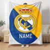 Custom Name Ipswich Town FC Crest Blanket for Couch & Bed, Plush Cozy Fuzzy Blanket Super Soft & Warm Blankets for Fall and Winter. 0908263