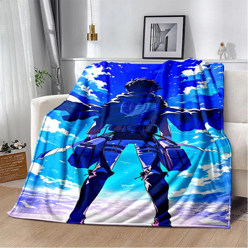 29 Style New Cartoon Attack on Titan Eren Anime Soft Flannel Blankets,Throw Blanket Comfortable for Beds Sofa Home Bedroom Gift