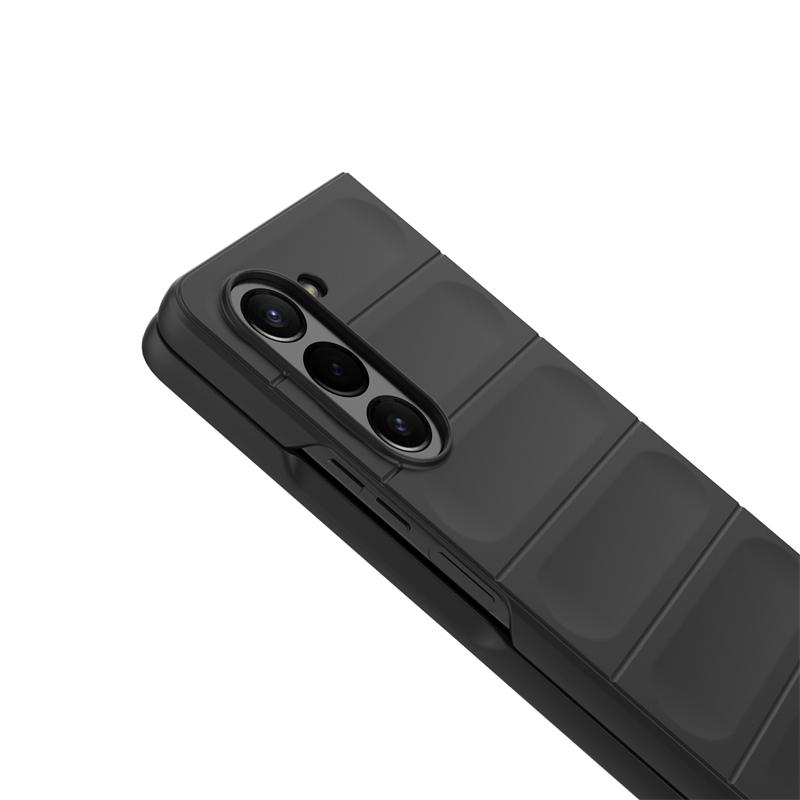 For Samsung Galaxy Z Fold 5 Case Silicone PC Capa Samsung Z Fold Flip 5 4 3 Case Protector Phone Anti-drop Case Z Fold 5 Cover