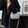 Solid Color 2026 New Large Capacity Bow Bags, Fashionable And Versatile Underarm Shoulder Bag, Casual Commuting Women'S Handbag