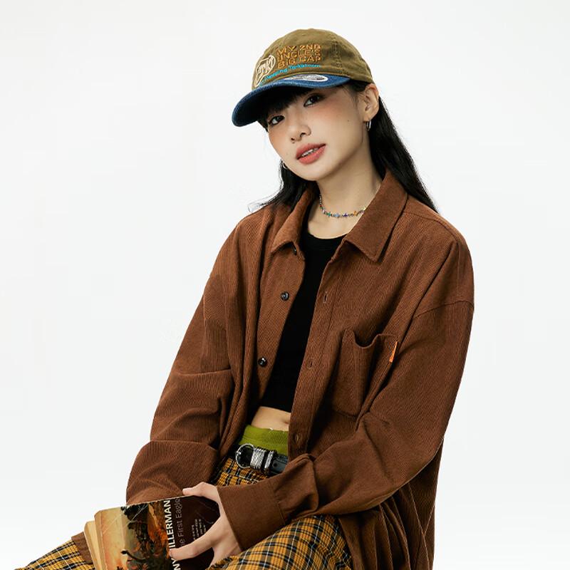 MINISO Unisex Retro Corduroy Overshirt
