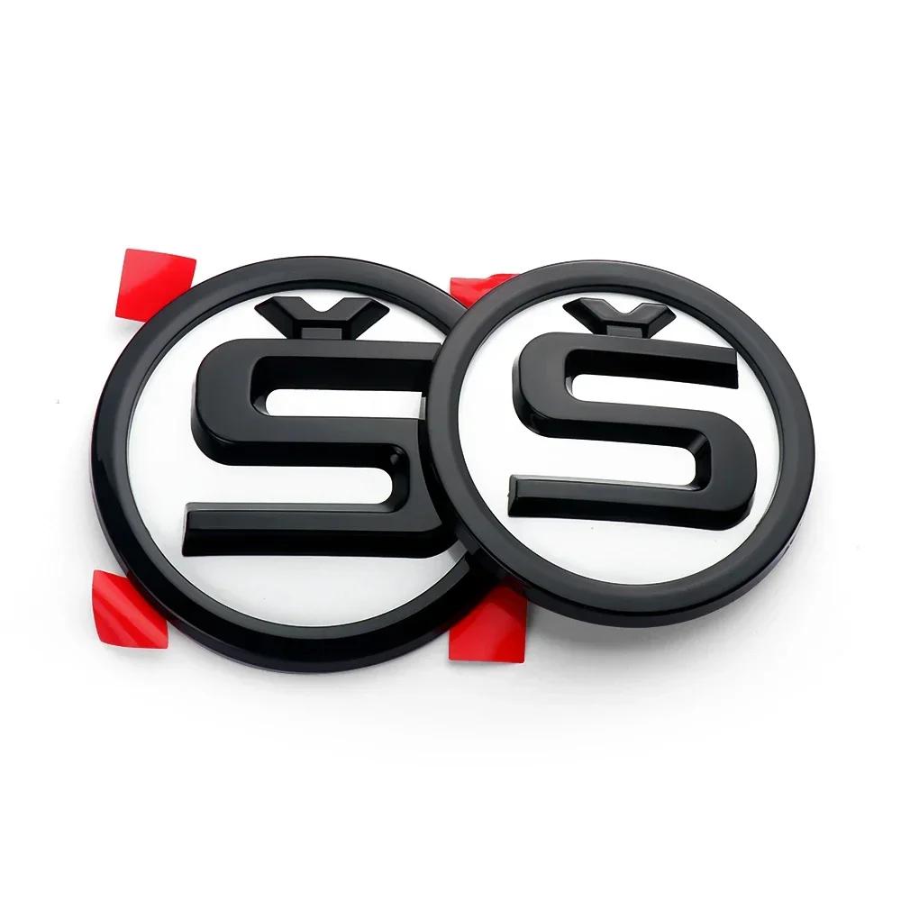 Samolepka na auto Skoda 2025 Horké 2ks 80/90/100mm Znak na přední kapotu auta Samolepka s emblémem na zadní kufr pro Skoda Rapid Fabia Octavia 2 A7 Ye