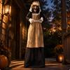 Witch Decoration with Serving Tray Tall Halloween Prop Haunted House for Porches