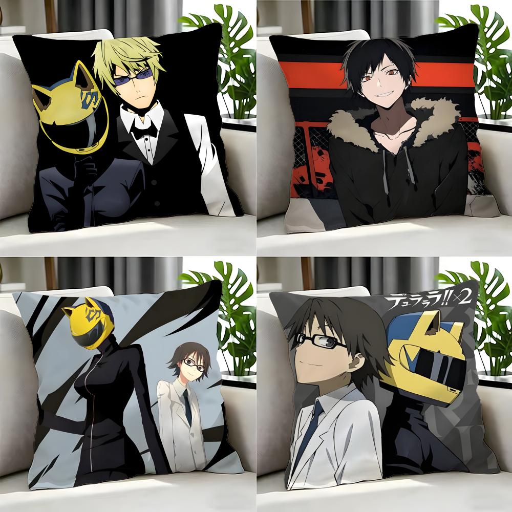 Anime DDurarara Cushion Cover Cushion Cover Set Pcs x x x Pillowcase Decorative Sofa Home Decor