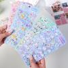 4Pcs/Set Shiny Crystal Decorative Stickers Cute Animal Flower Embellishments For Journal Diy Phone Case