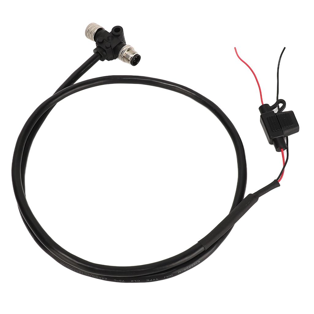 For NMEA 2000 T Terminator Backbone Cable with 3A Fuse 1m Universal for Simrad Networks