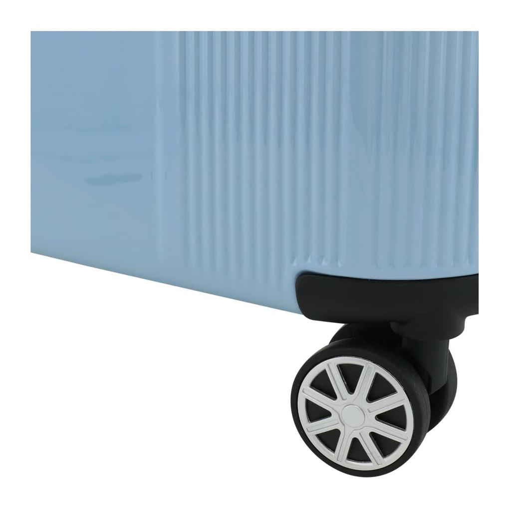 Marie Claire Suitcase TSA Expandable Zipper Dual Pearl 72cm No. 240-5000, 30L-35L Capacity, 3.2kg, Carry-on, Lock, Closure, Wheels, 1-3 Nights, White,