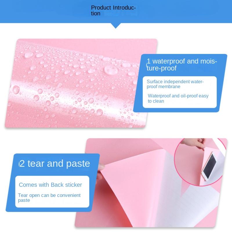 Thicken PVC Stoving Varnish DIY Self Adhesive WallPaper Furniture Renovation Stickers Kitchen Waterproof  Decorative Film