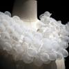 85X20cm 3D Bubble Yarn Fabric Seersucker Foam Heat-Setting See-Through Concave Shape Lace for Fashion Designer Clothing Sewing