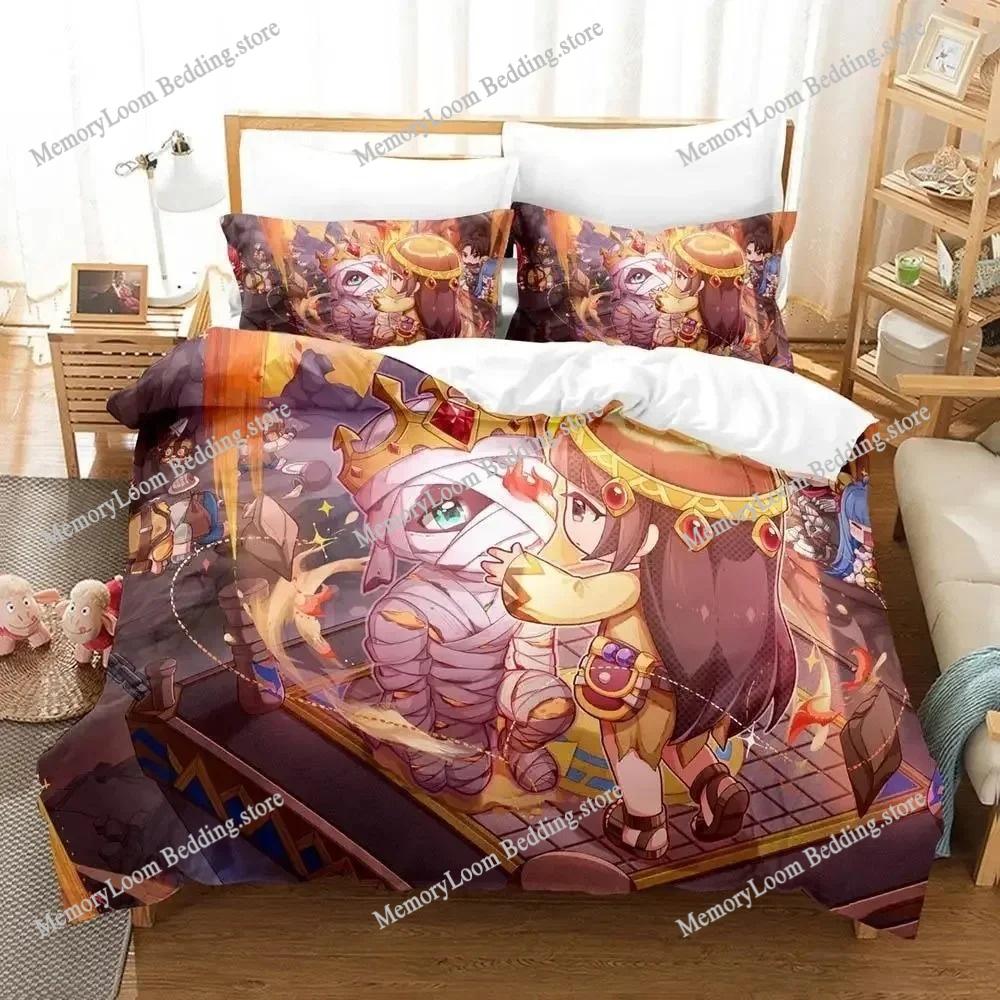 Mummy Girls Modern Bedding Set Single-Twin-Full-Queen-King Size Adult Kid Bedroom Breathable Duvet Cover 3D Print Vibrant Anime