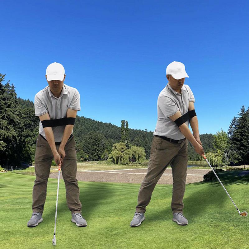 Golf Swing Arm Band Elastic Golf Training Band Posture Motion Correction Aid For Hand Positioning Improve Your Game