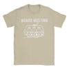 Snowboard Board Meeting Unisexs T Shirts  Crazy Tees Short Sleeve Round Collar TShirt Pure Cotton Summer Clothing