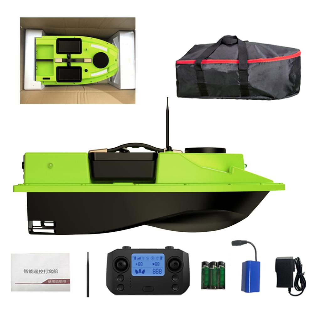2KG Loading 500M Remote Control Fishing Bait Boat 99 GPS Pilot Points 4 Bait Tanks GPS Fish Bait Boa